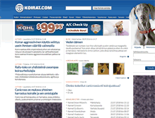 Tablet Screenshot of koirat.net